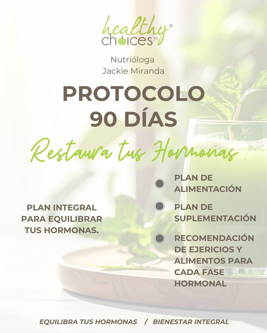 Protocolo de 90 días. Restaura tus Hormonas.