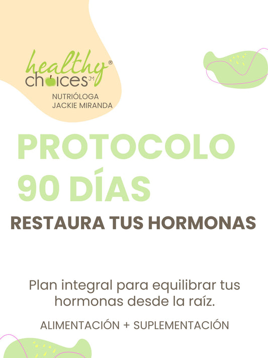 Protocolo de 90 días. Restaura tus Hormonas.