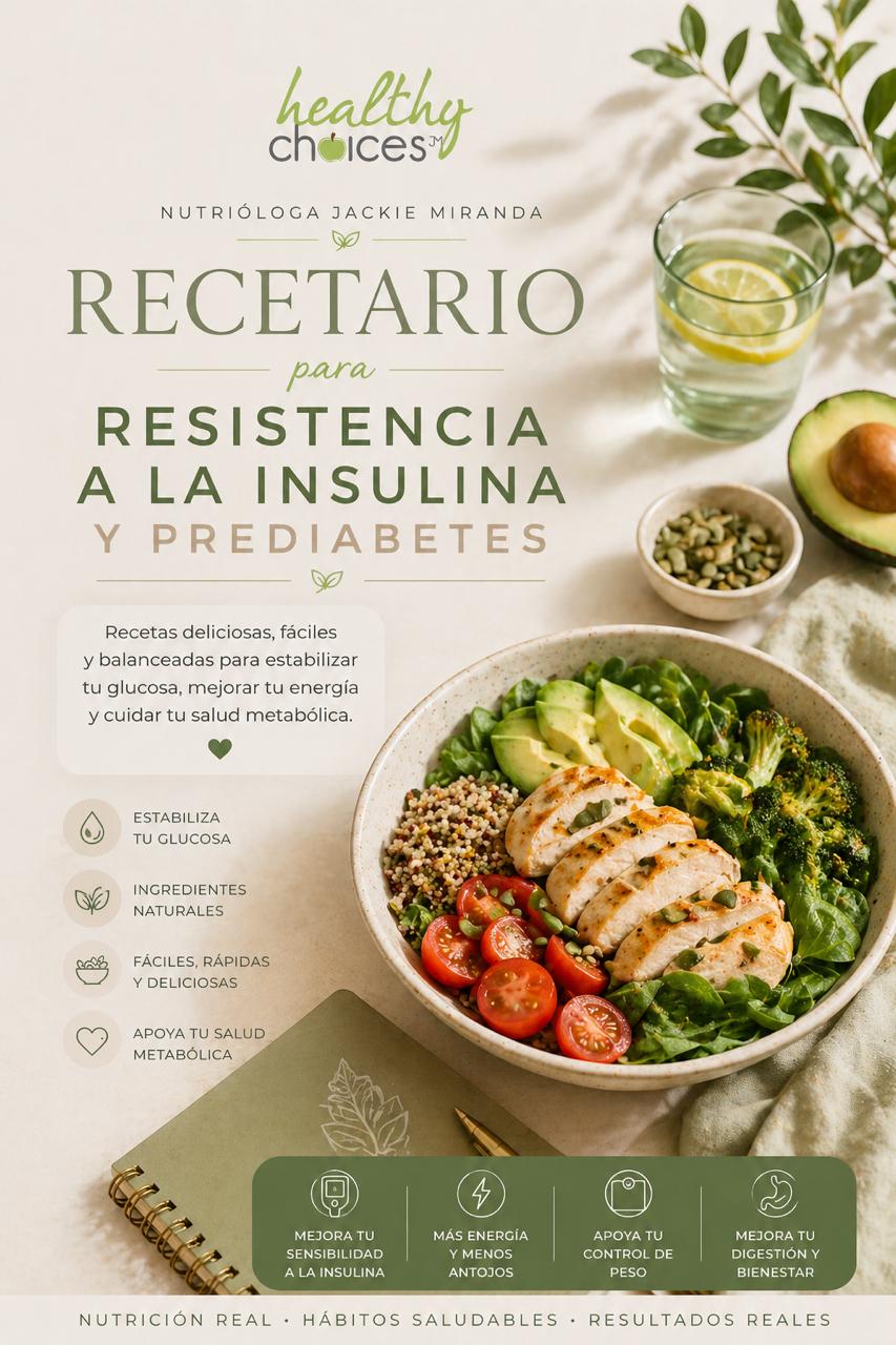 Recetario de Resistencia a la Insulina Y Pre Diabetes